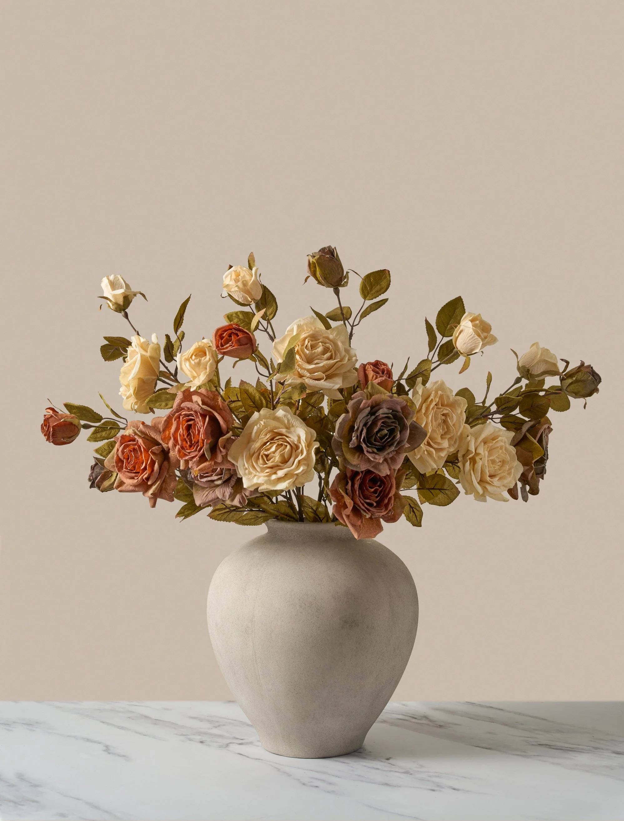 Faux Arrangement - Assorted Roses