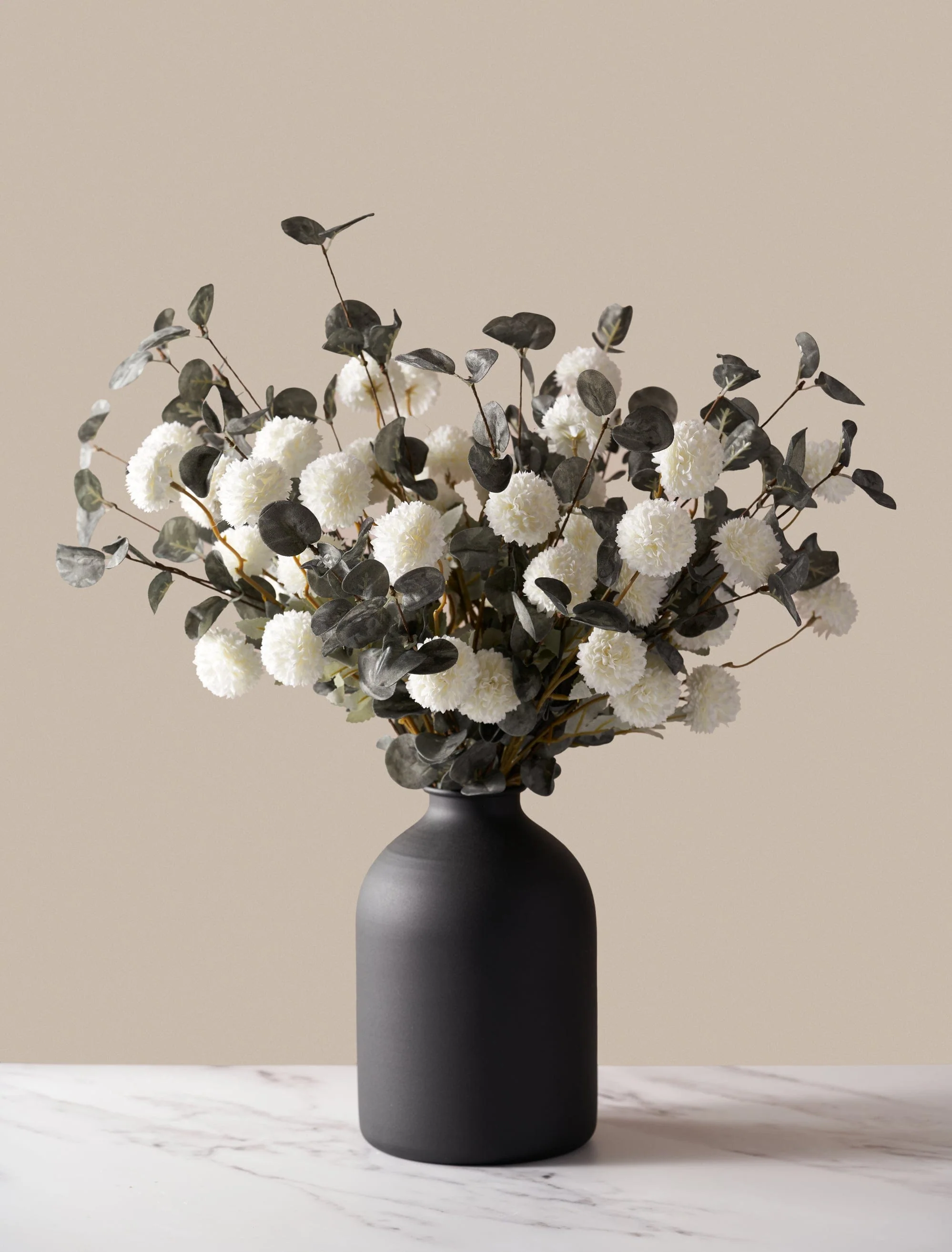 Faux Arrangement - White & Green - Image 2