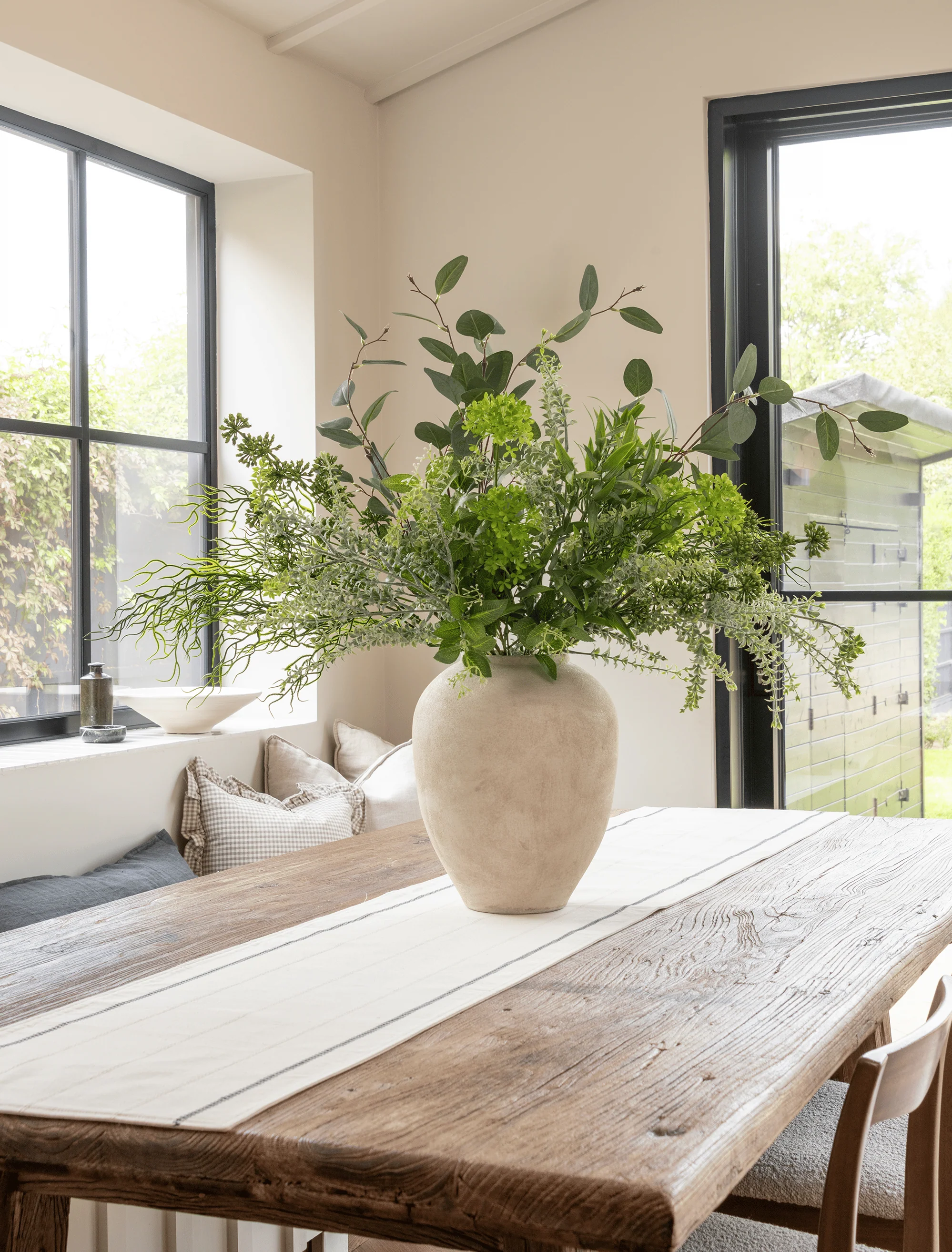 Faux Arrangement - Wild Eucalyptus & Green Berry - Image 3