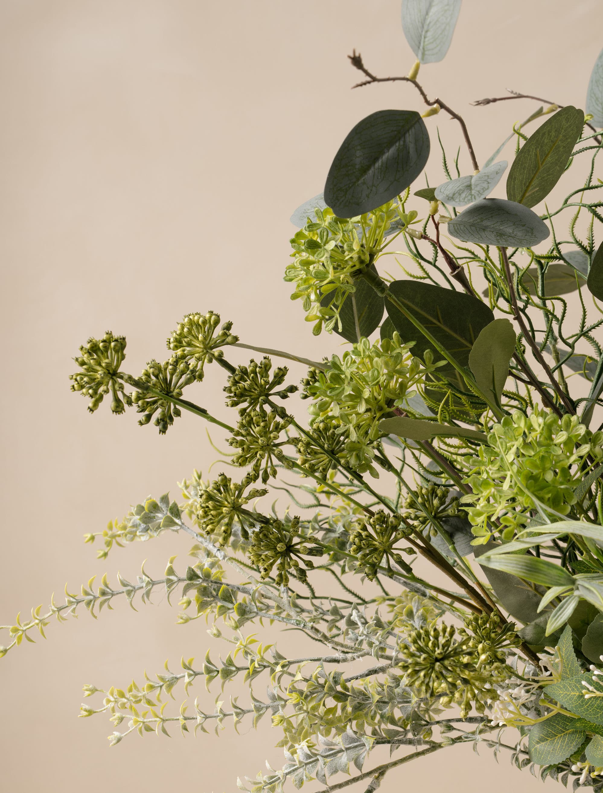 Faux Arrangement - Wild Eucalyptus & Green Berry - Image 4
